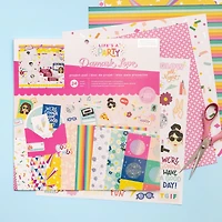 American Crafts™ 12" x 12" Damask Love Life's A Party Project Pad, 24ct.