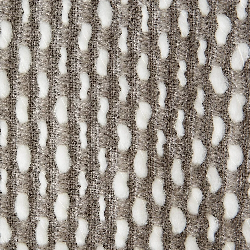 DII® Gray & White Textured Acrylic Throw