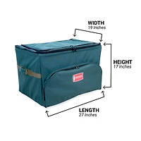 TreeKeeper 72ct. 4" Christmas Ornament Storage Box with Top Pocket