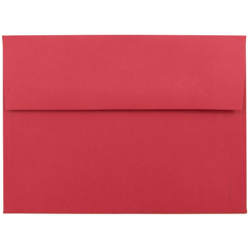 JAM Paper A7 Red Invitation Envelopes