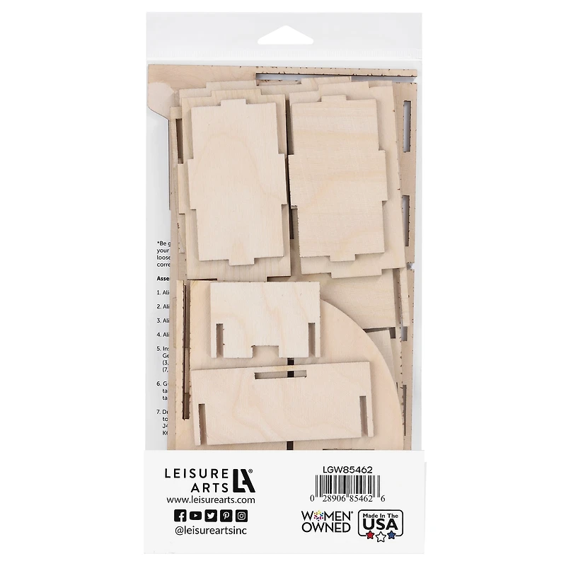 Good Wood by Leisure Arts® Slotted Desktop Organizer