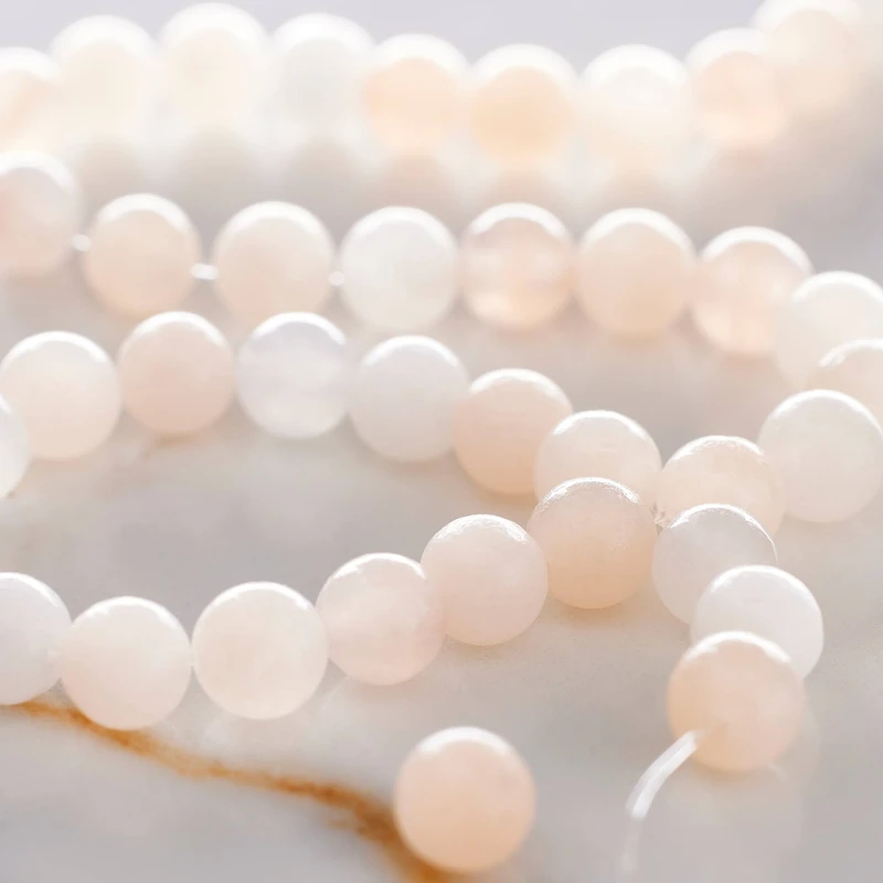12 Pack: Light Pink Aurora Opal Round Beads, 6mm by Bead Landing™