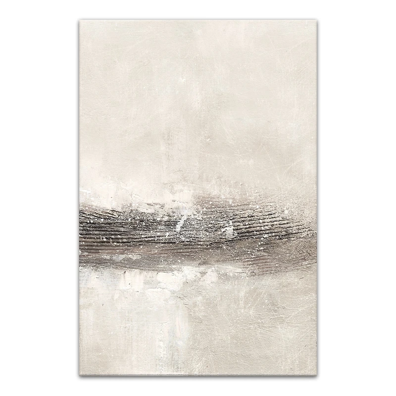 Shimmer Gray Abstract I 20" x 30" Canvas Wall Art