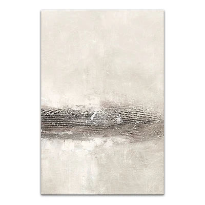 Shimmer Gray Abstract I 20" x 30" Canvas Wall Art