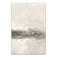 Shimmer Gray Abstract I 20" x 30" Canvas Wall Art