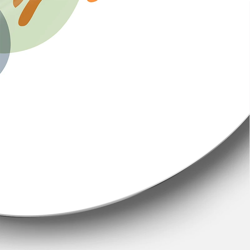 Designart - Abstract Flowers On Minimal Shapes II