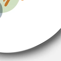 Designart - Abstract Flowers On Minimal Shapes II