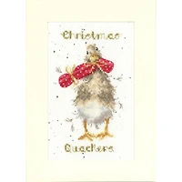 Bothy Threads Christmas Quackers Christmas Card Counted Cross Stitch Kit