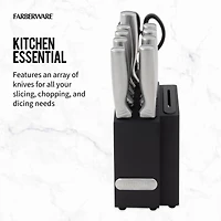 Farberware Edgekeeper 11-Piece Stainless Steel Knife Block Set