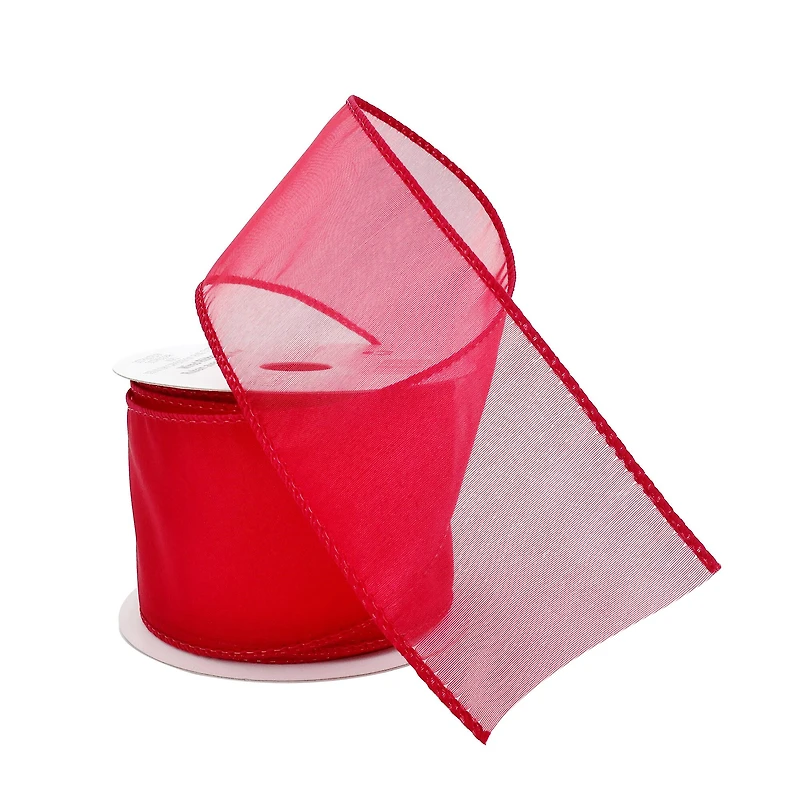 2.5" x 10yd. Sheer Wired Ribbon by Celebrate It® Specialty