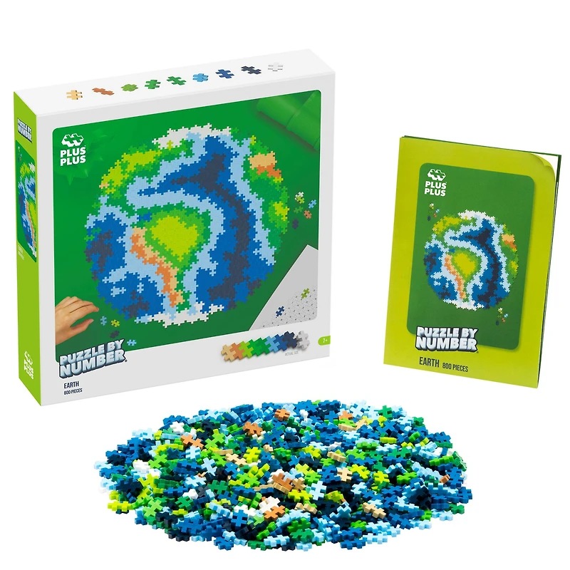 Plus-Plus® Earth 800 Piece Puzzle by Number®