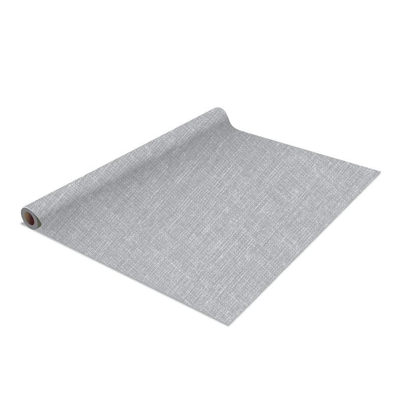 Simplify Gray Linen Self-Adhesive Shelf Liner, 2ct.