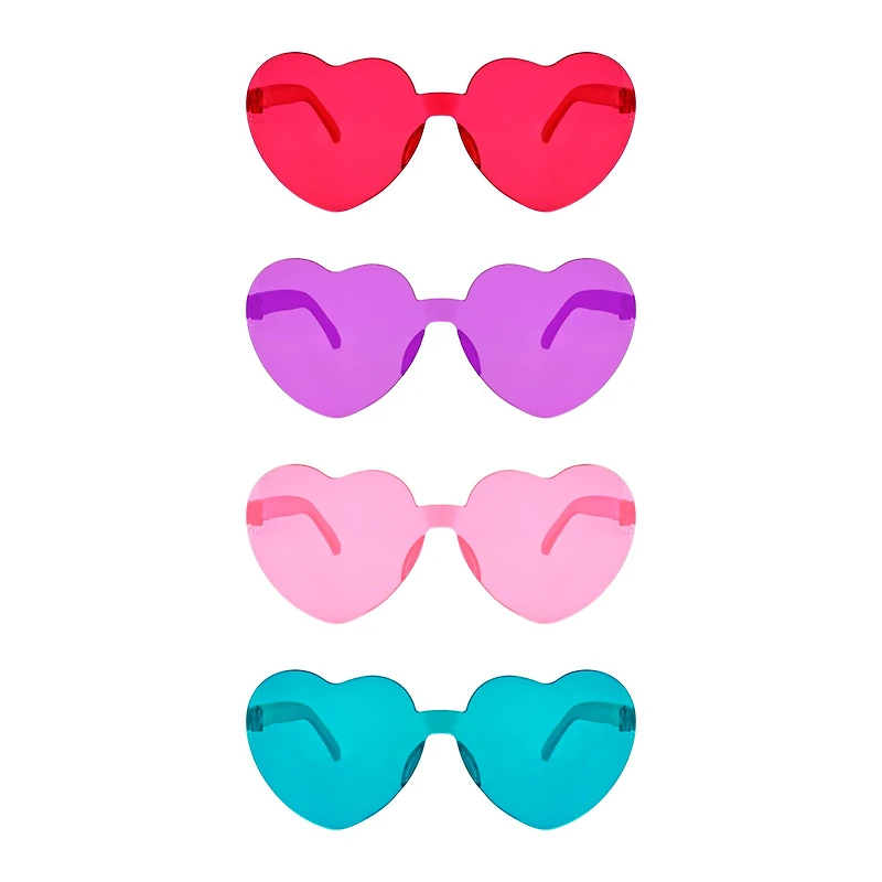 5.5" Heart Shaped Glasses, 4ct. by Celebrate It™