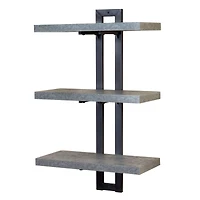 Household Essentials Jamestown 3-Tier Wall Shelf