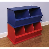 Badger Basket 2 Bin Stackable Storage Cubby