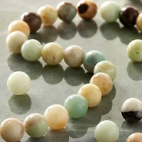 12 Pack: Amazonite Round Beads, 8mm by Bead Landing™