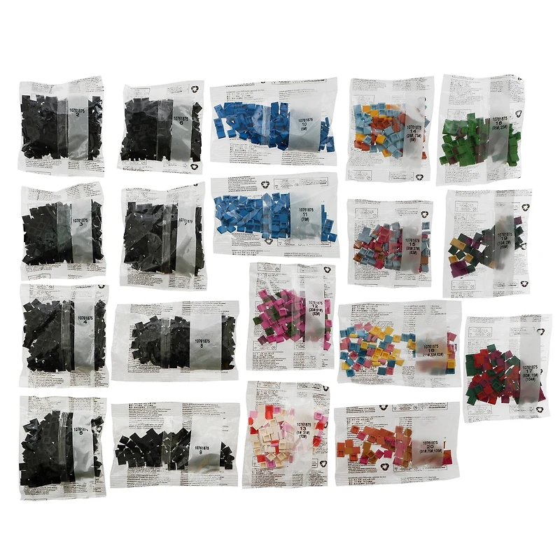 10" x 10" Flower Field Pixelated Brick Art Kit by Make Market®