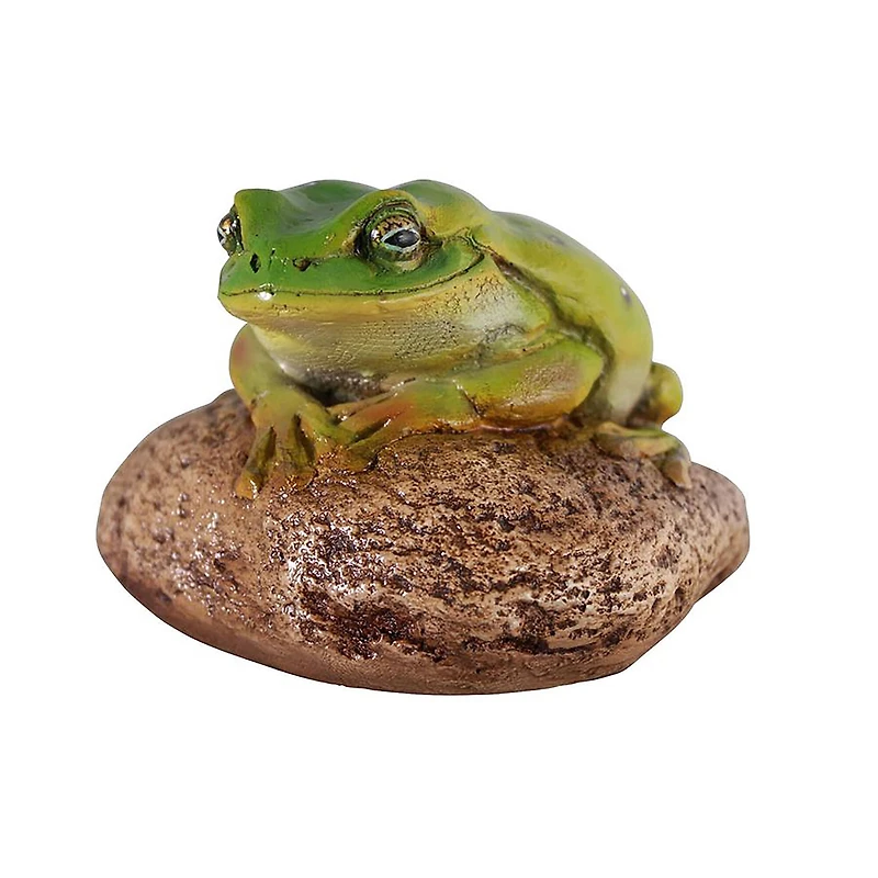 Design Toscano 6" Toad on Rock Statue