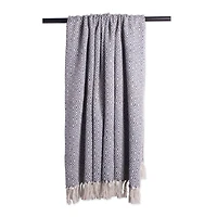 DII® French Blue Double Diamond Throw