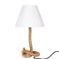 Hello Honey® 26.5" Brown Rope Table Lamp