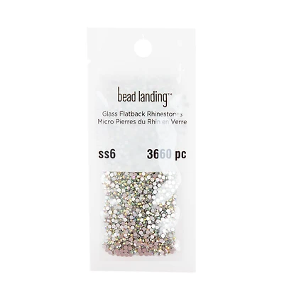 SS6 Glass Round Flatback Rhinestones by Bead Landing