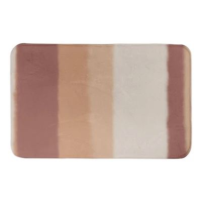 Watercolor Stripes 34" x 21" Bath Mat