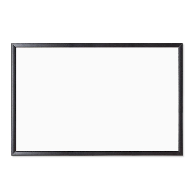 U Brands Black MDF 36" x 24" Framed Magnetic Dry Erase Board
