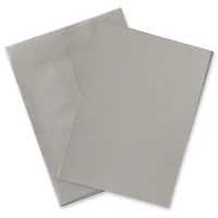12 Packs: 10 ct. (120 total) Silver Shimmer Cards & Envelopes by Recollections™, 5" x 7"