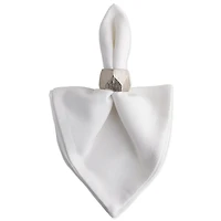 DII® Silver Triangle Band Napkin Rings, 6ct.