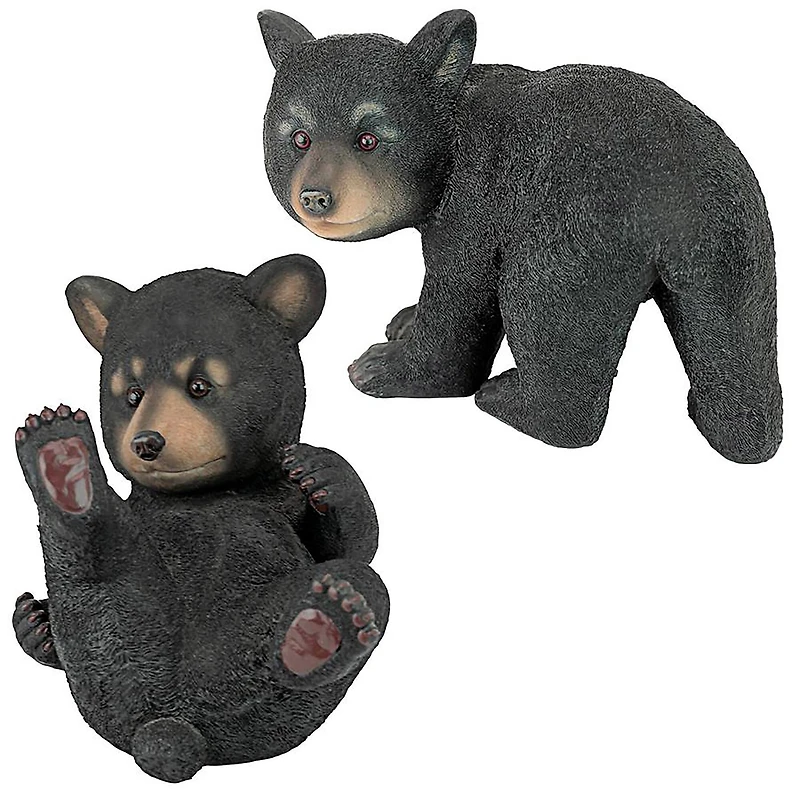 Design Toscano Bear Cub Outdoor Statue Set