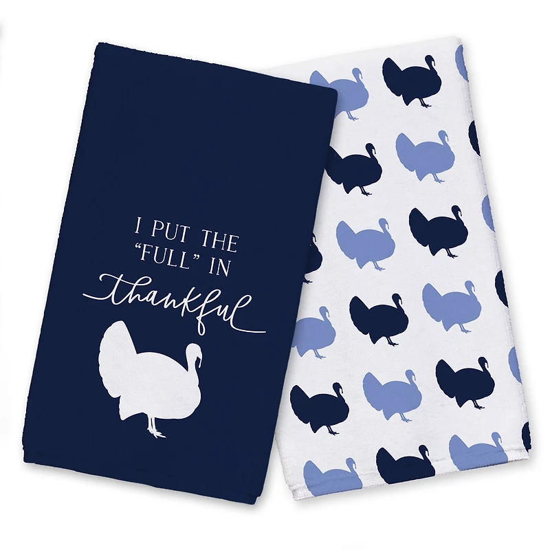 "Full" In Thankful Tea Towel Set