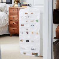Household Essentials 35" Double-Sided Hanging Jewelry Organizer
