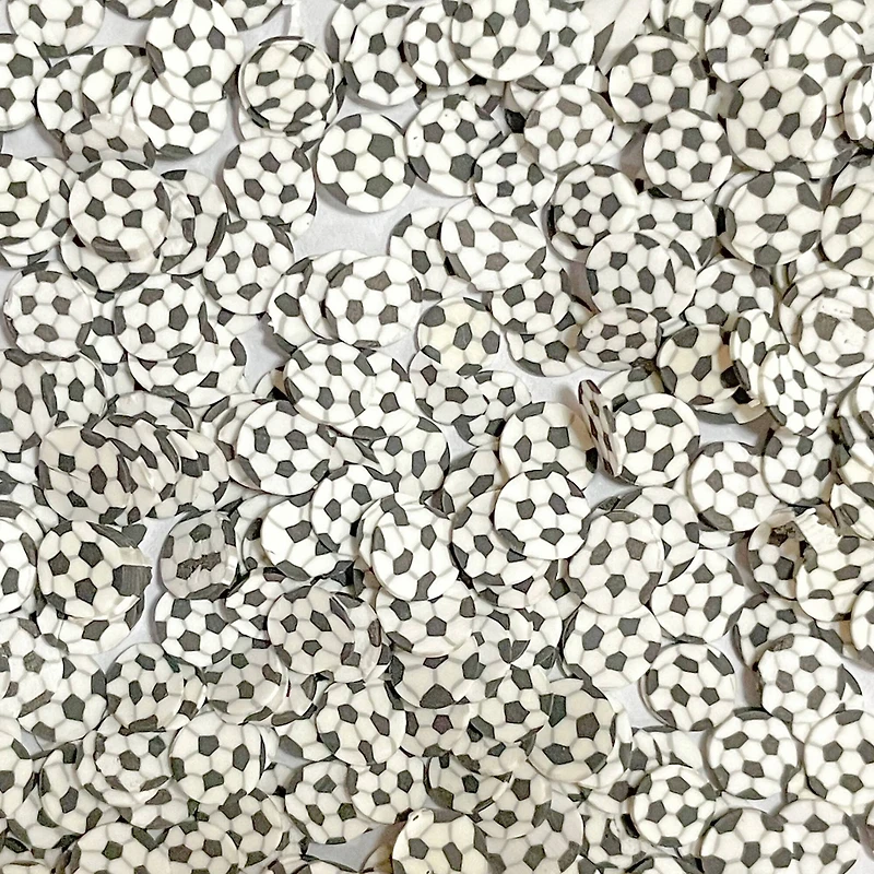 Specialty Glitter Soccer Ball Shapes by Recollections™