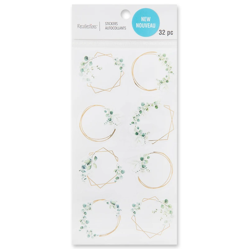 Gold Wreath & Leaf Stickers by Recollections™