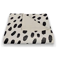 Monochromatic Spot Pattern 50" x 60" Coral Fleece Blanket