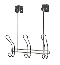 Simplify Chrome 3-Hook Compact Over the Door Hooks