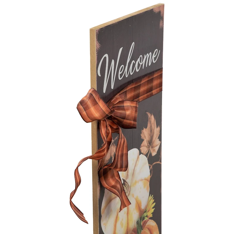 3ft. Welcome Autumn Fall Harvest Pumpkin Wall Sign