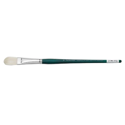 Grumbacher® Gainsborough® White Bristle Long Handle Filbert Brush