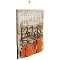 Pumpkin Patch Fall Harvest Wooden Wall Sign