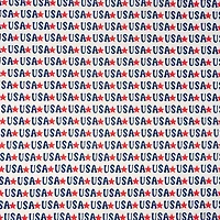 SINGER Starred USA Print Ringspun Cotton Fabric