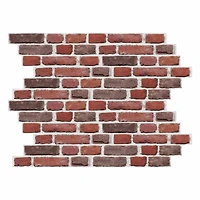 RoomMates Red Brick Peel & Stick Giant Wall Decals