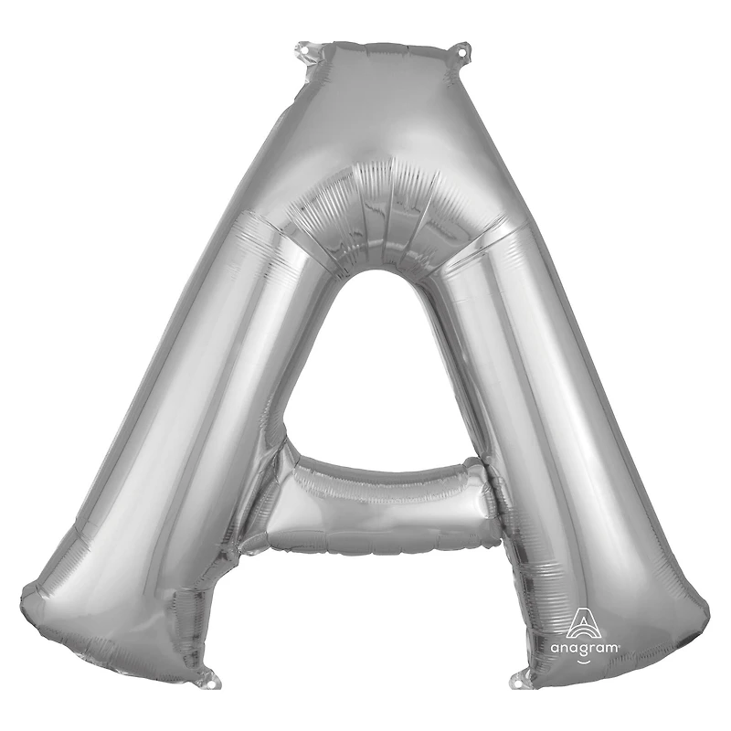 32" Silver Letter Foil Balloon
