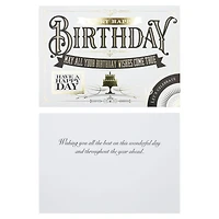 JAM Paper 5.625" x 7.875" Birthday Assortment Card Set, 25ct.