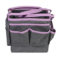 Everything Mary Purple Heather Deluxe Store & Tote Craft Organizer