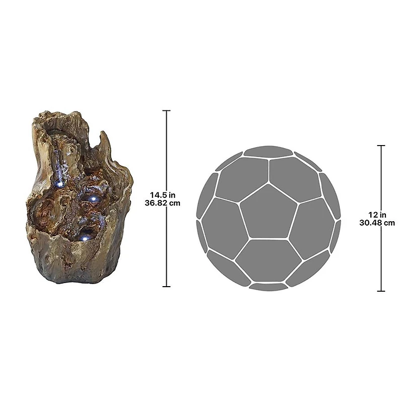 Design Toscano Rendezvous Gulch Illuminated Garden Fountain