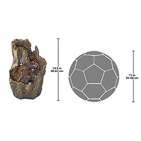 Design Toscano Rendezvous Gulch Illuminated Garden Fountain