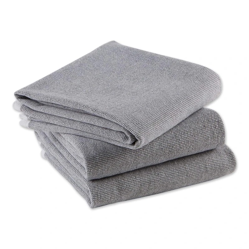 DII® Mineral Chambray Terry Dishtowels, 3ct.