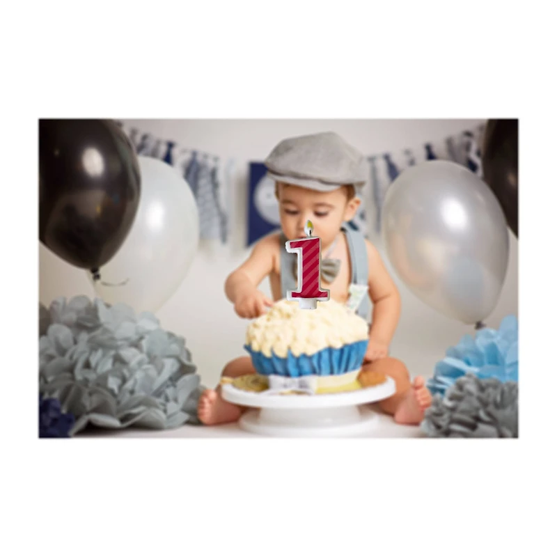 12 Pack: Birthday Number Candle Puffy Stickers by Recollections™