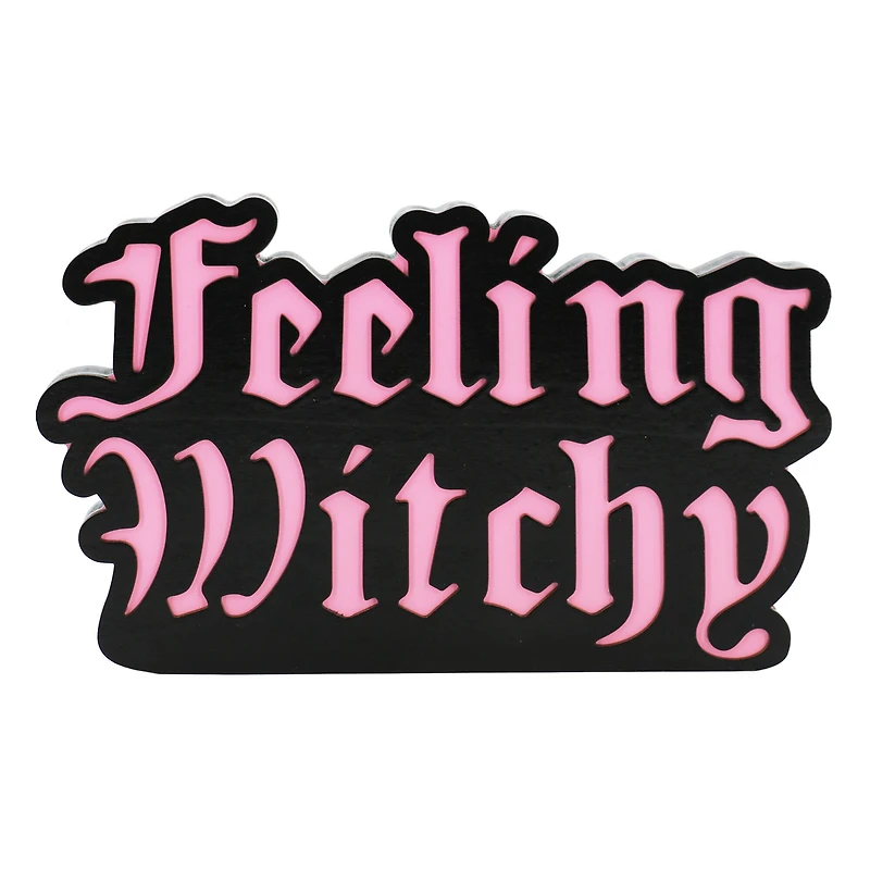 Assorted Witchy Block Tabletop Sign, 1pc. by Ashland®