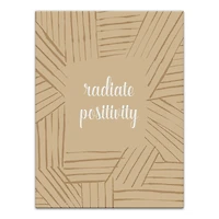 Radiate Positivity 12" x 16" Canvas Wall Art
